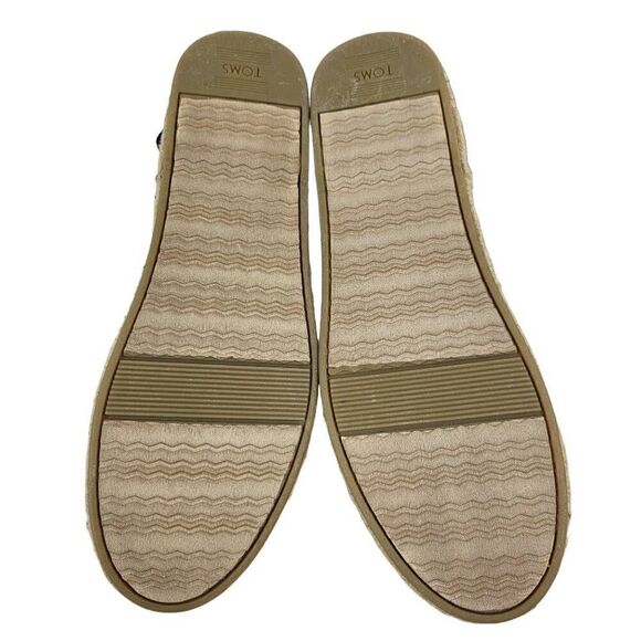 TOMS BELLA Womens Black CROCHET LACE UP ESPADRILLE SANDALS SHOES Size 6.5 - Picture 10 of 10